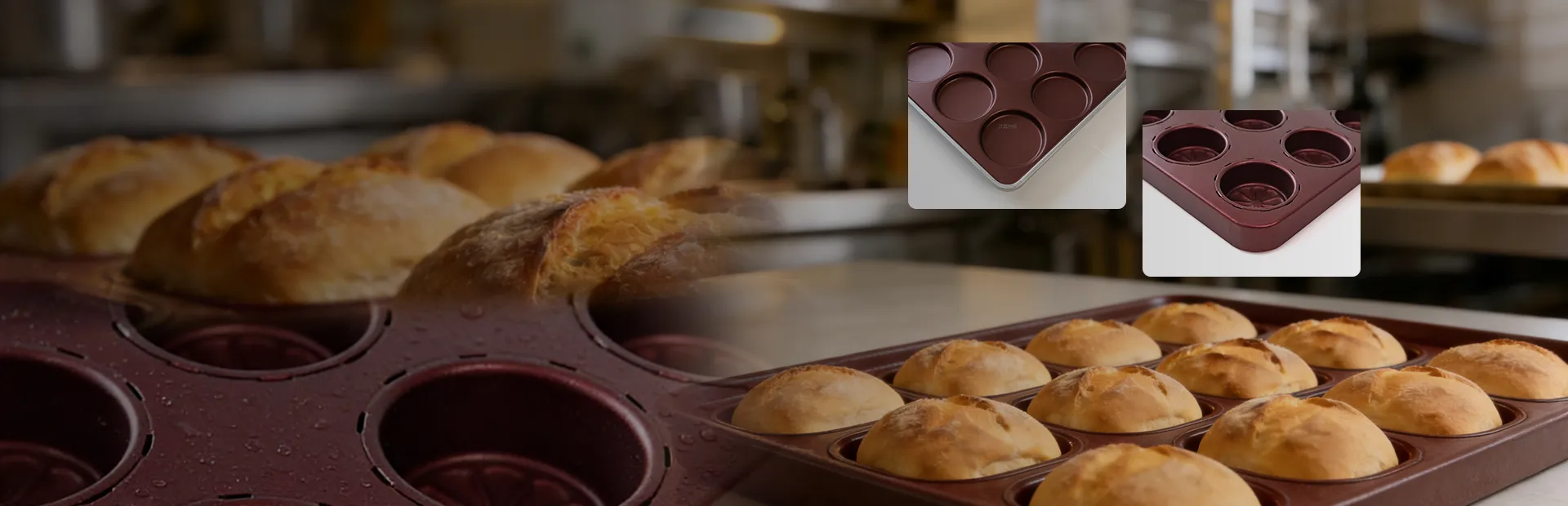 Хлебопекарное и кондитерское оборудование.

Собственное антипригарное покрытие T-ReXL.