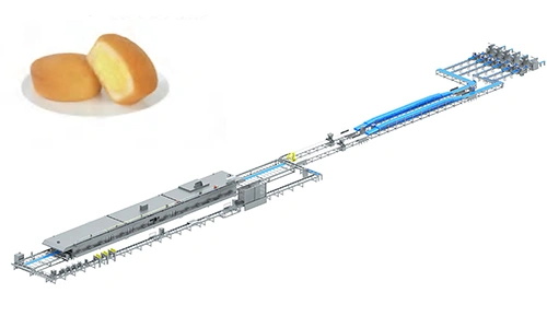 Автоматическая линия для производства кексов с начинкой и без