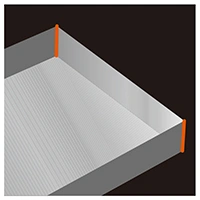 С квадратными углами