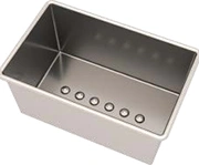 С перфорацией дна