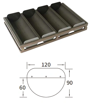 Секции форм для хлеба